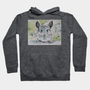 Chinchilla portrait. Hoodie